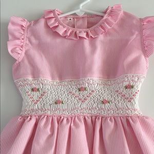 Girls Hand smocked dress